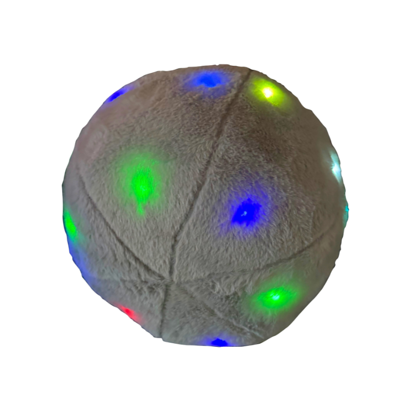 Playlearn Grey LED Massage Cushion | Vibrating Sensory Cushion