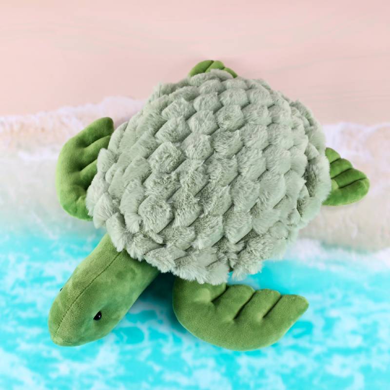 Playlearn Weighted Turtle Plush | Calming Sensory Stuffed Animal
