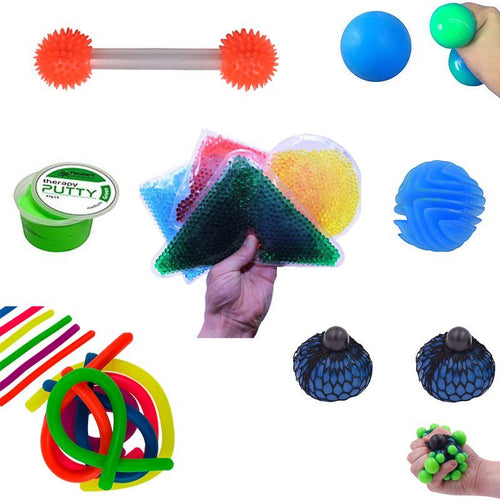 16 piece sensory fidget kit calming toolkit for children with autism and adhd